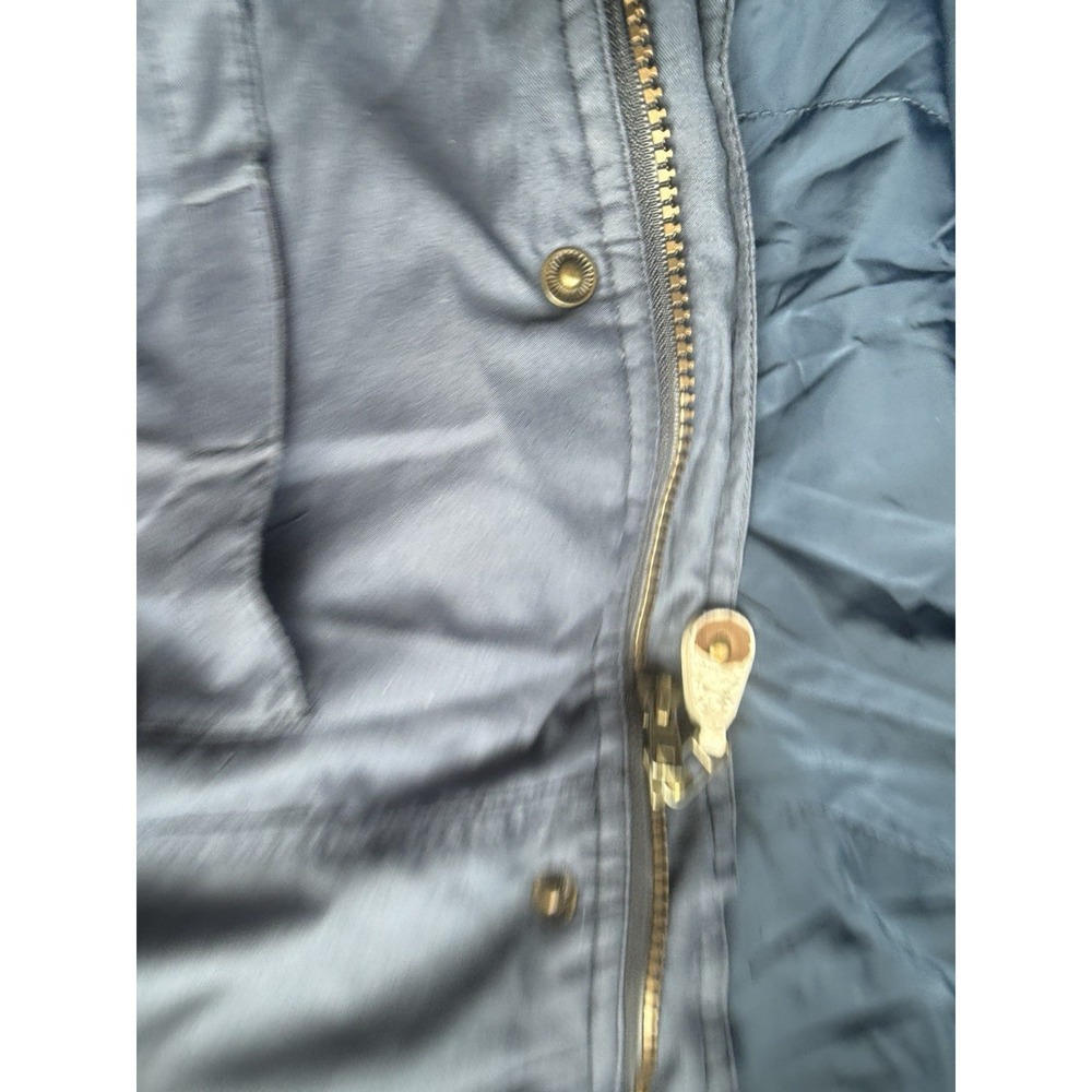 Vintage Cabela's Gore-Tex Parka Jacket Blue Mens Large Hunting Coat - Picture 8 of 10